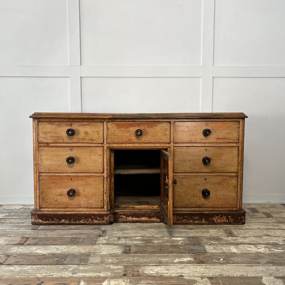 Victorian Pine Dresser Base View II
