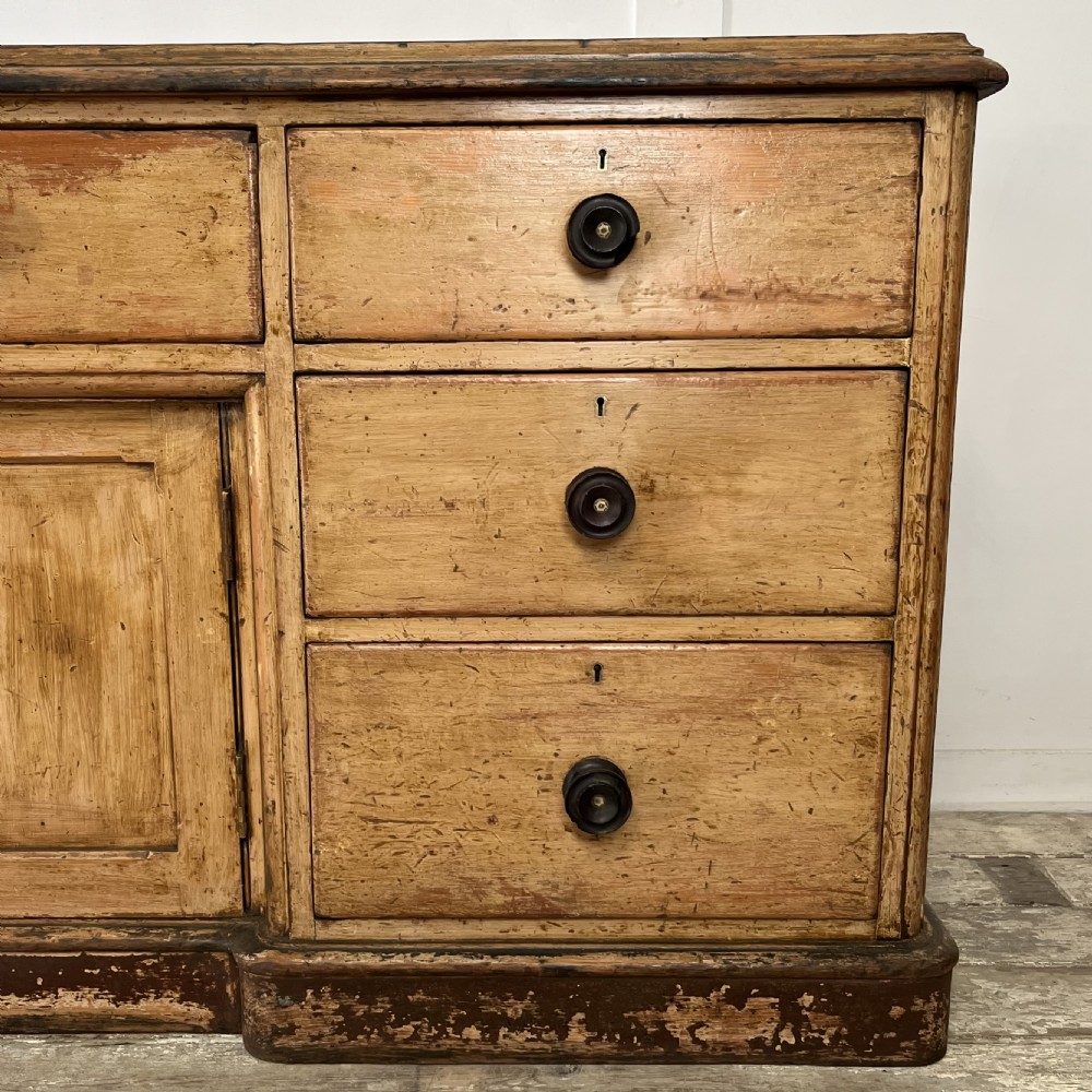 Victorian Pine Dresser Base View IV