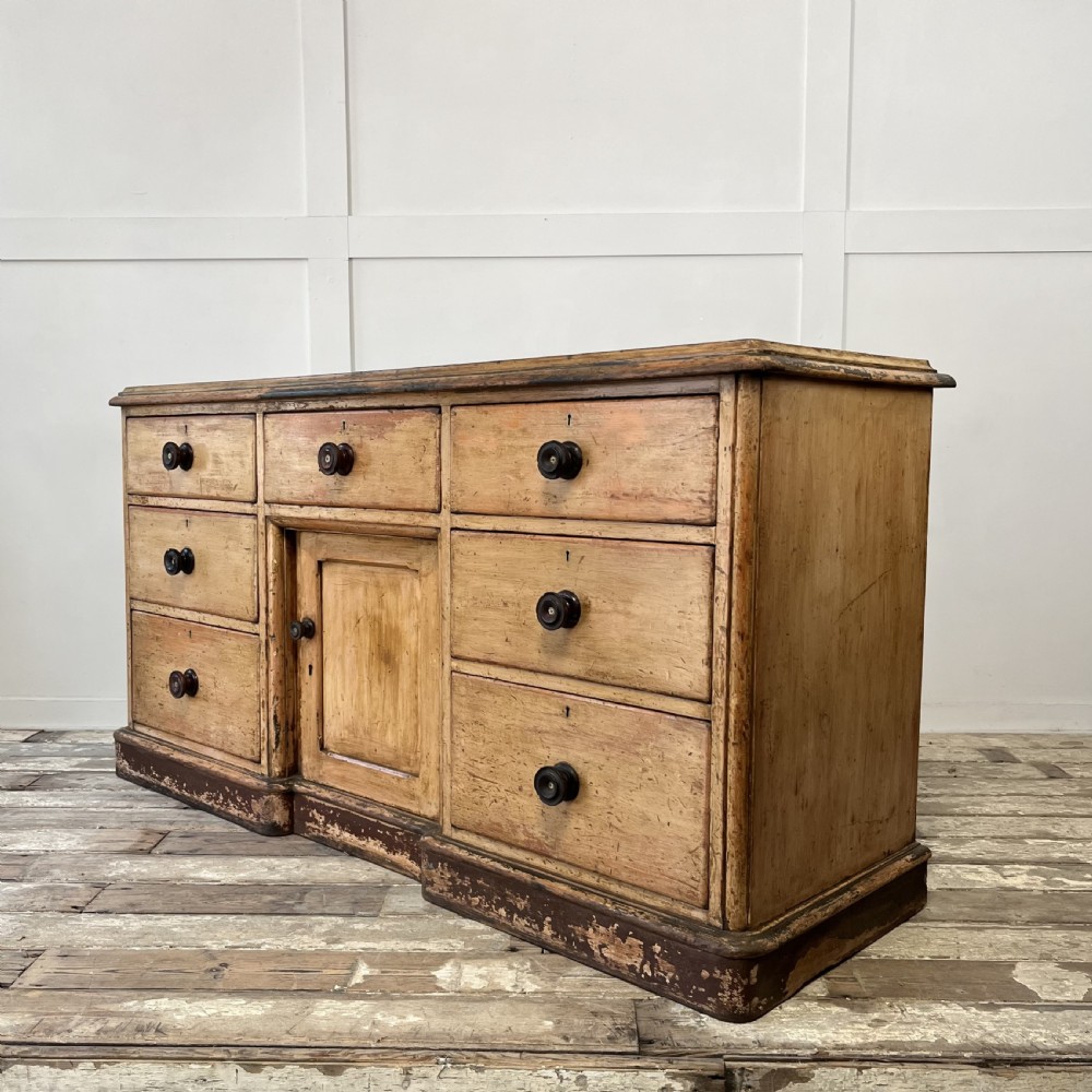 Victorian Pine Dresser Base View VII
