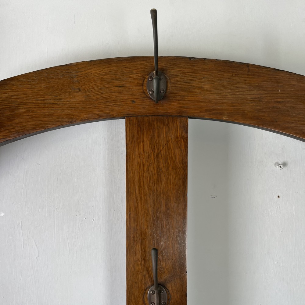 Large 19th C. Oak Coat and Hat Stand View X