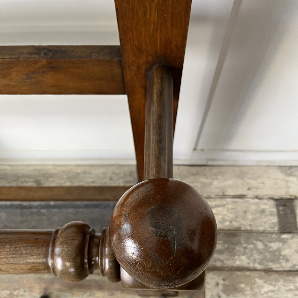 Large 19th C. Oak Coat and Hat Stand View XIII