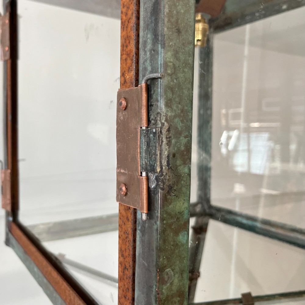 Large 19th C. Copper Lantern View VII