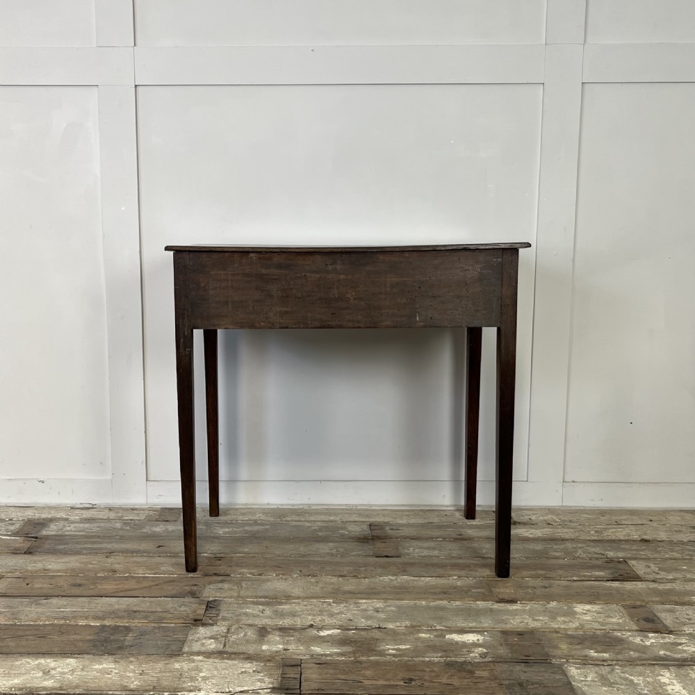 18th C. Oak Lowboy View IX
