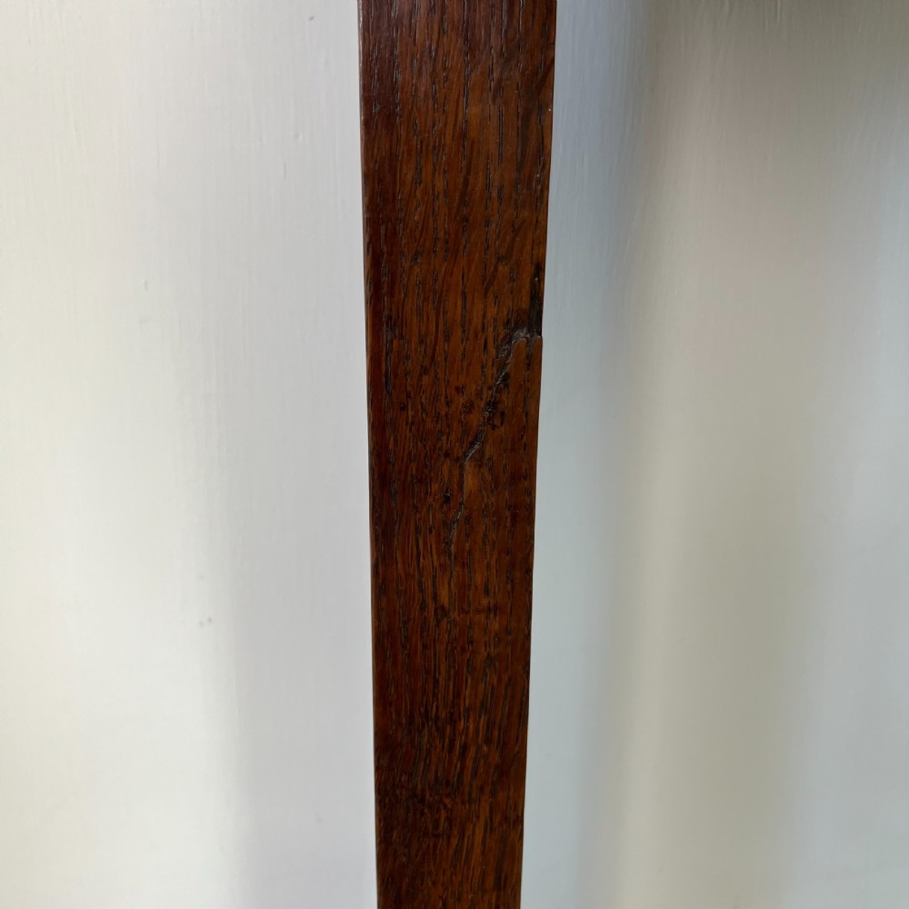 18th C. Oak Lowboy View XV