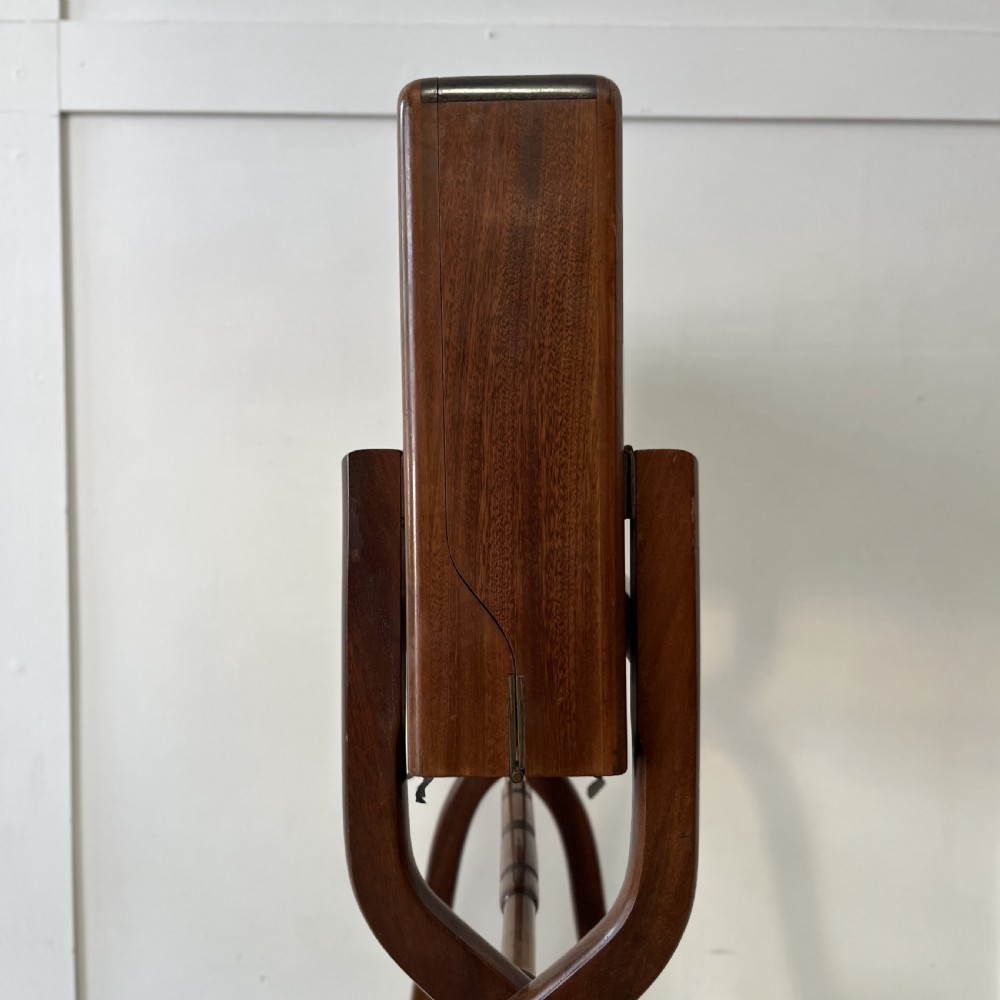 19th C. Walnut Folding Campaign Desk View XIV