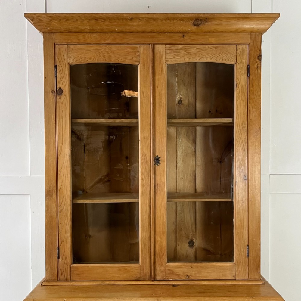 Victorian Pine Glazed Dresser View V