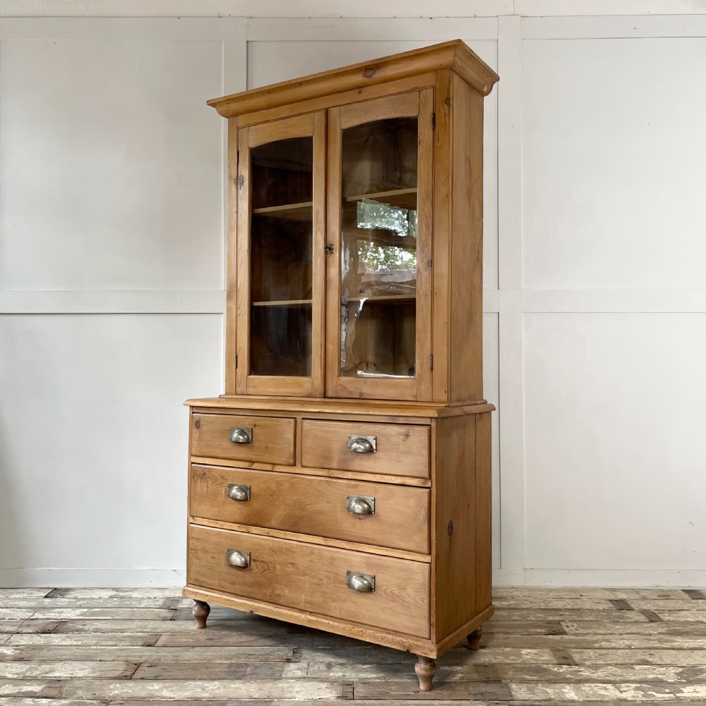 Victorian Pine Glazed Dresser View XIII
