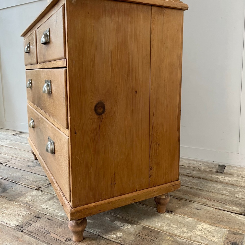 Victorian Pine Glazed Dresser View XIV