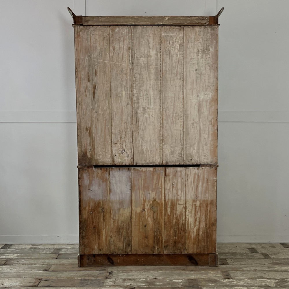 Victorian Painted Pine Linen Cupboard View XIV