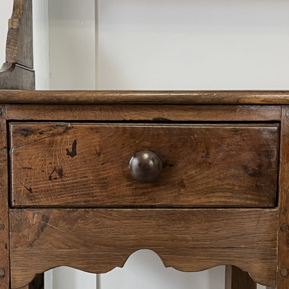 18th C. Welsh Carmarthenshire Oak Dresser View VIII