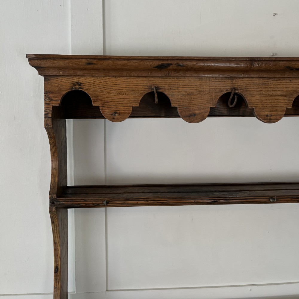 18th C. Welsh Carmarthenshire Oak Dresser View XI