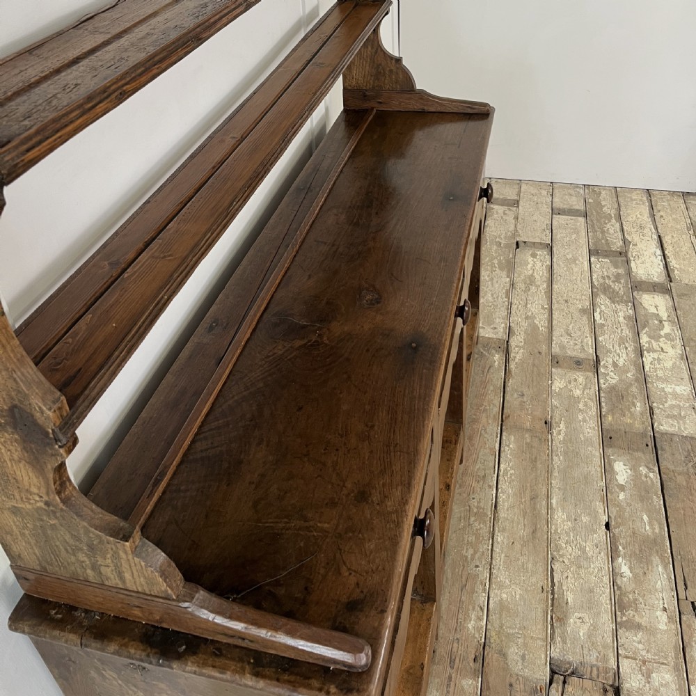 18th C. Welsh Carmarthenshire Oak Dresser View XIII