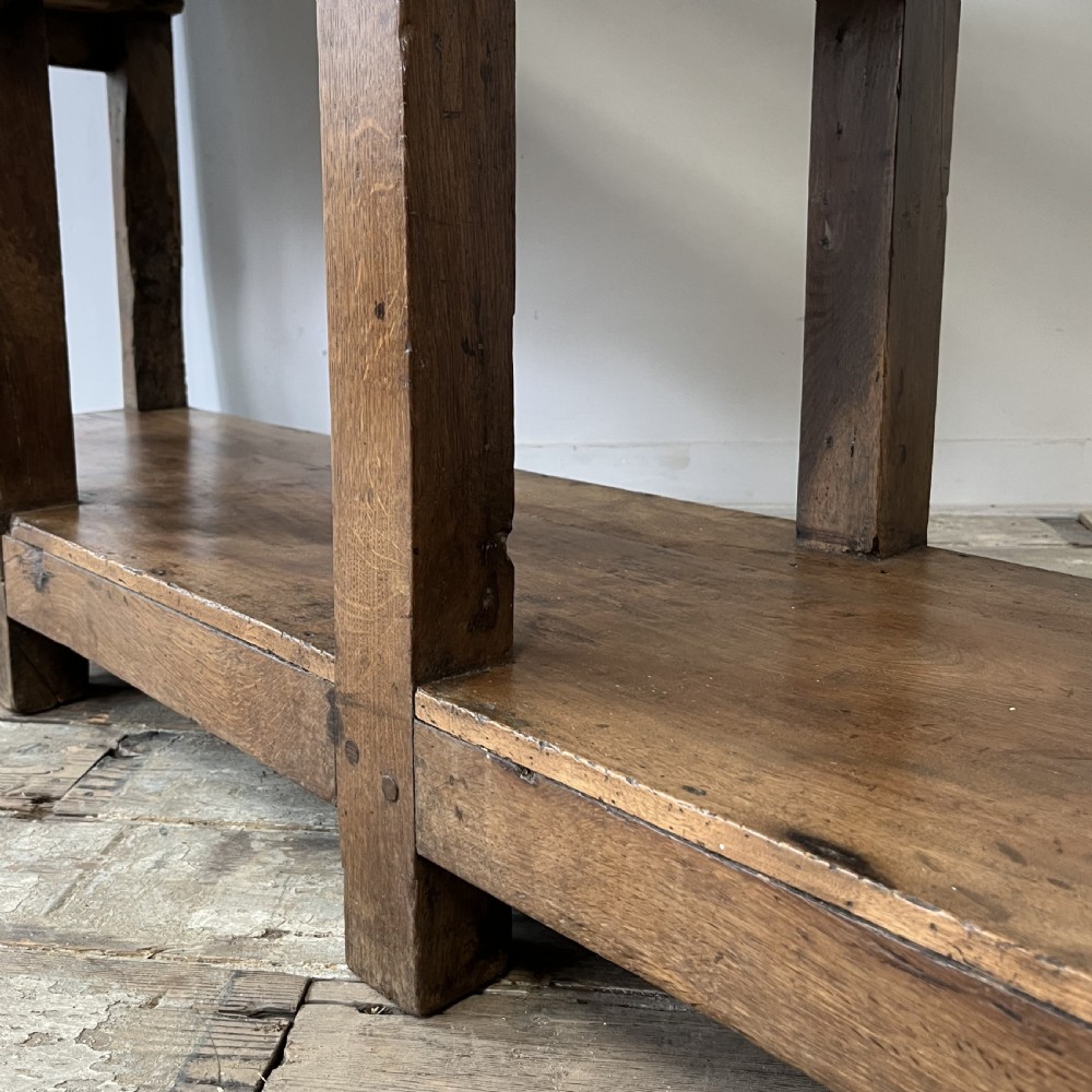 18th C. Welsh Carmarthenshire Oak Dresser View XXII