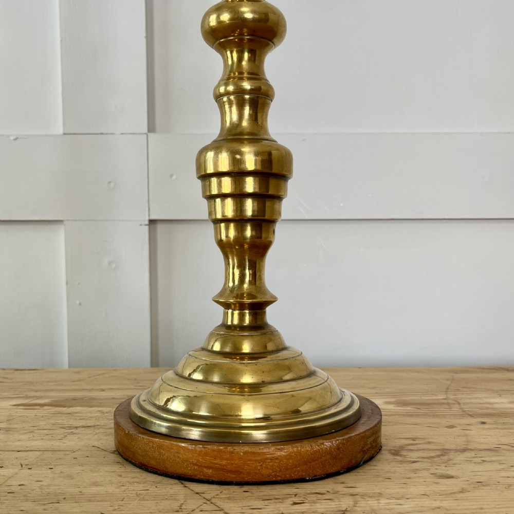 Pair of Brass Telescopic Table Lamps View II