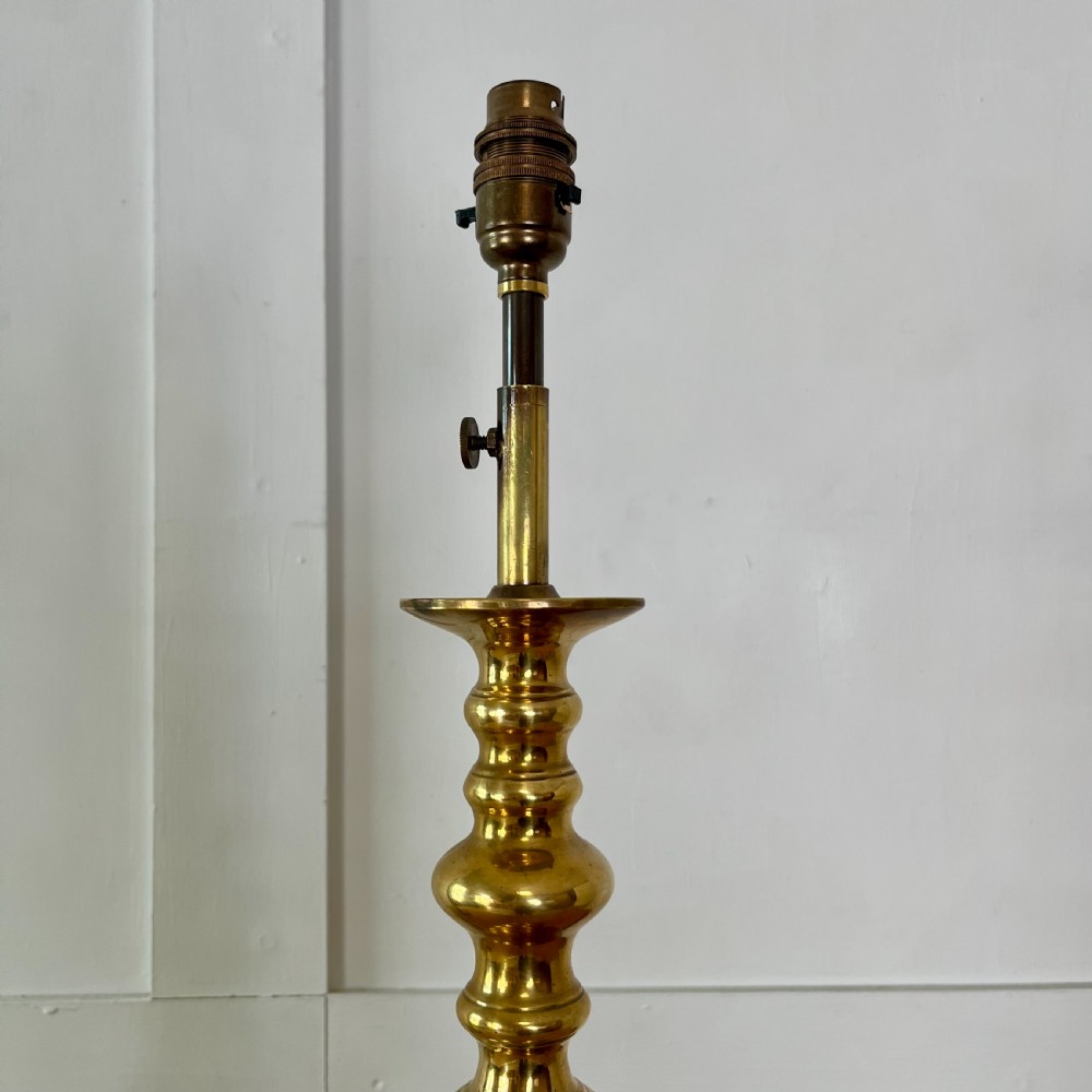 Pair of Brass Telescopic Table Lamps View V