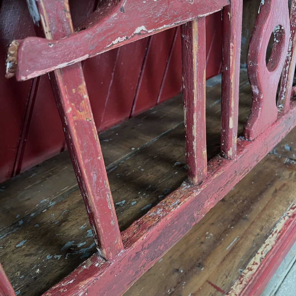 Mid 19th C. Irish Pine Chicken Coop Dresser View VIII