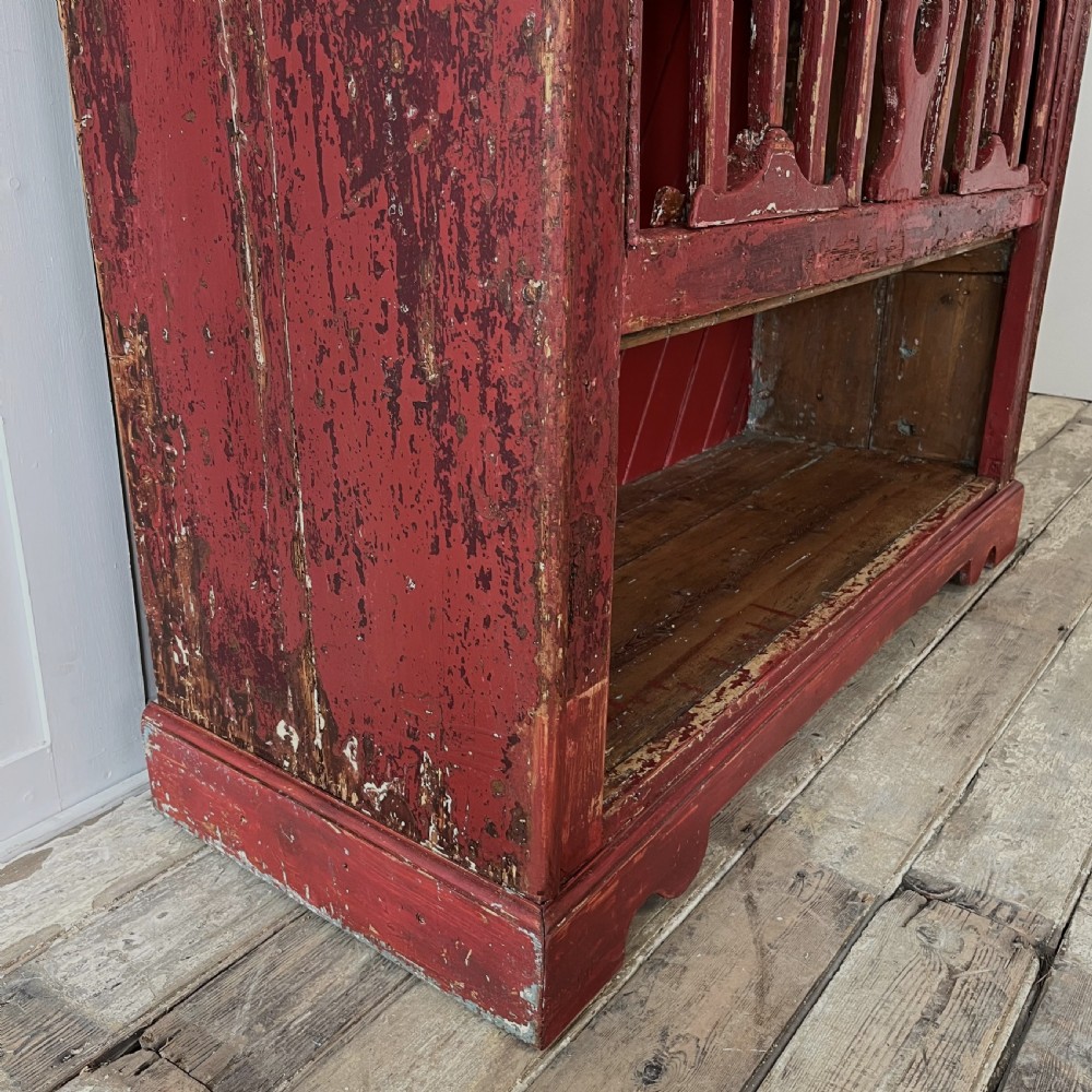 Mid 19th C. Irish Pine Chicken Coop Dresser View XV