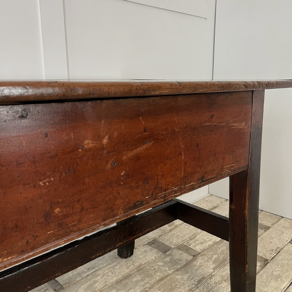 Early 19th C. Welsh Kitchen Prep Table View XIX