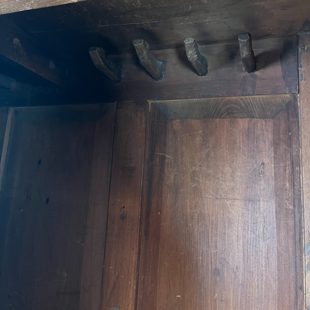 19th C. Oak Hallrobe View VII