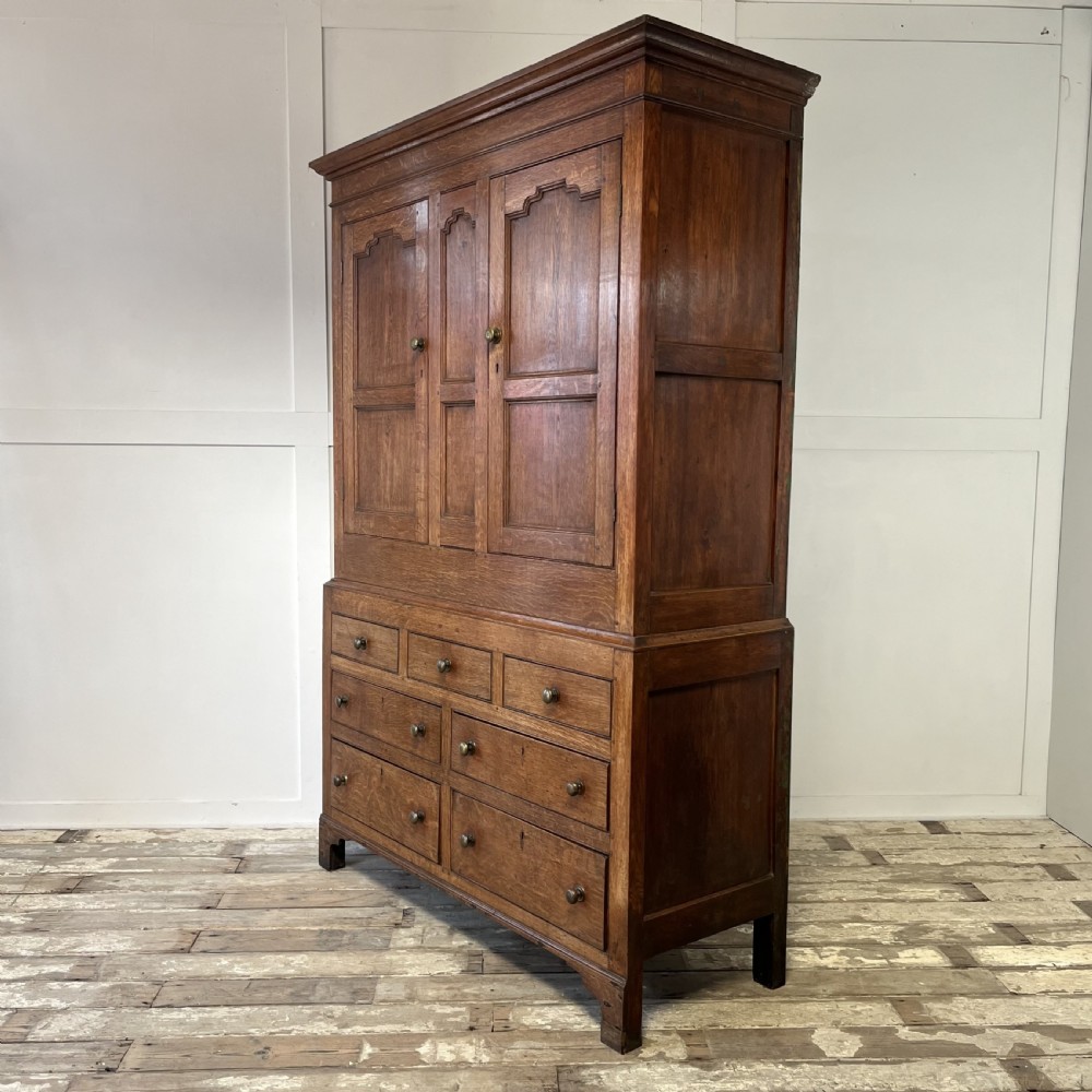 19th C. Oak Hallrobe View XI