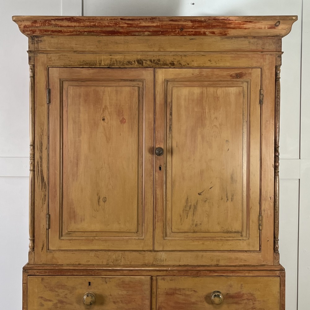 Victorian Pine Housekeepers Cupboard View III