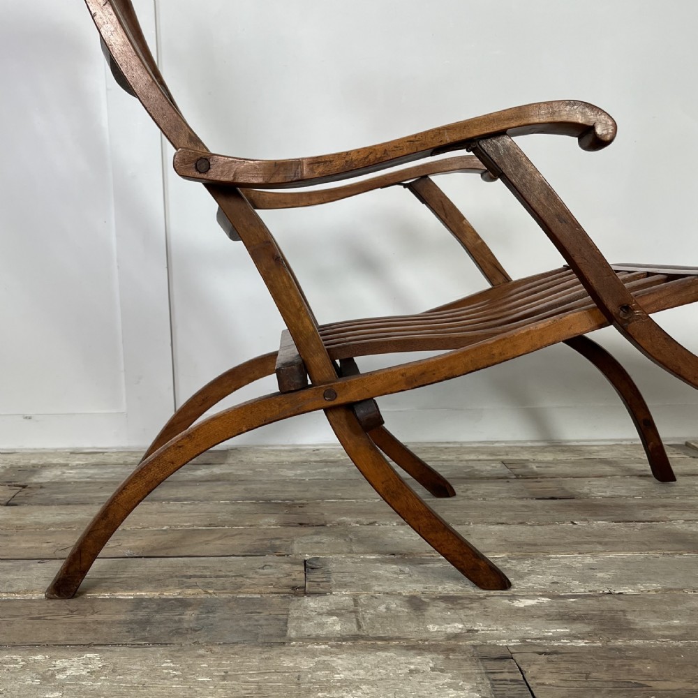 Edwardian Steamer Deck Chair View VII