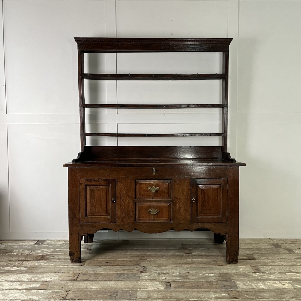 18th C. Oak Kitchen Dresser