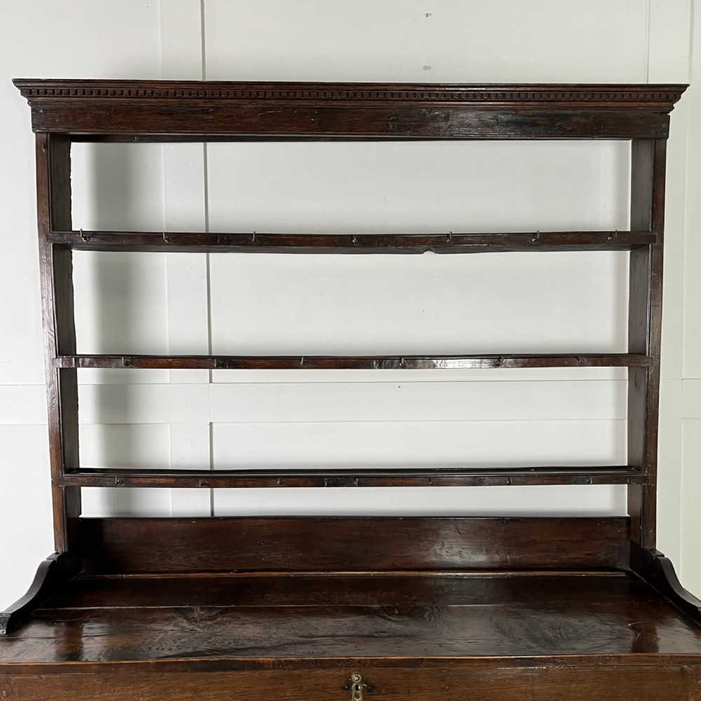 18th C. Oak Kitchen Dresser View III