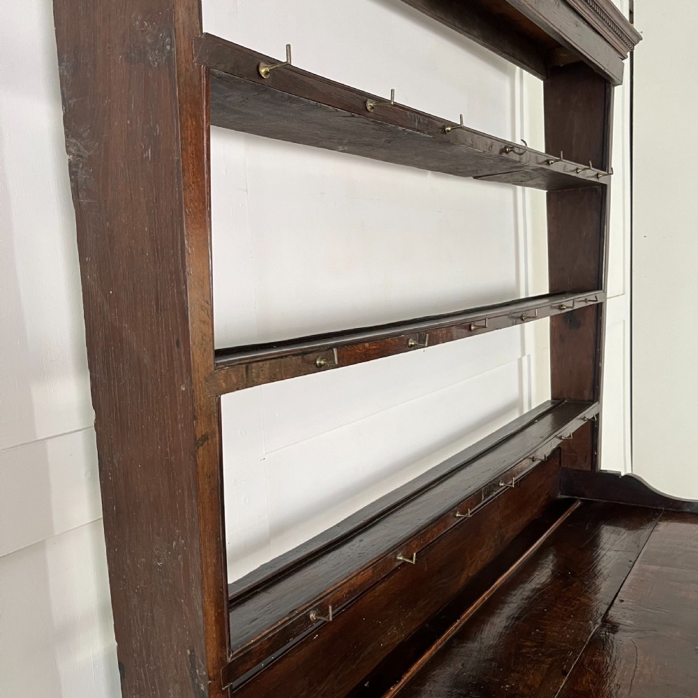 18th C. Oak Kitchen Dresser View XIV