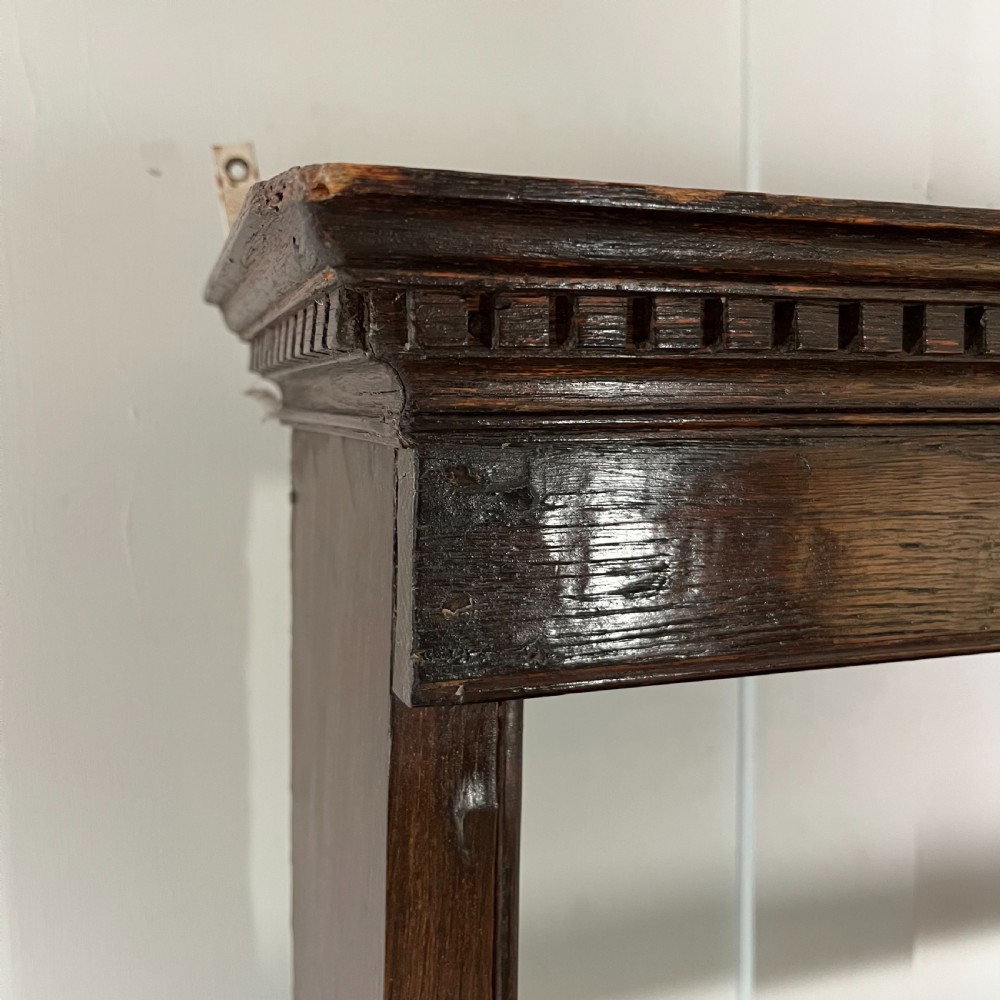 18th C. Oak Kitchen Dresser View XIX