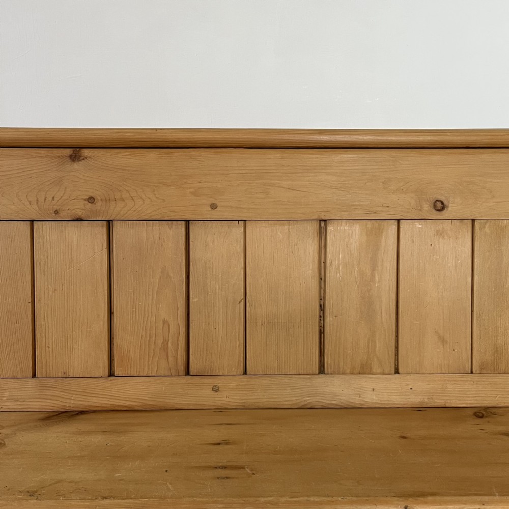 Victorian Pine Church Pew View IV