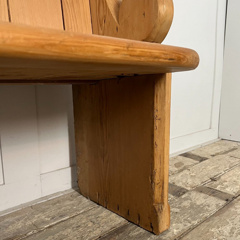 Victorian Pine Church Pew View V