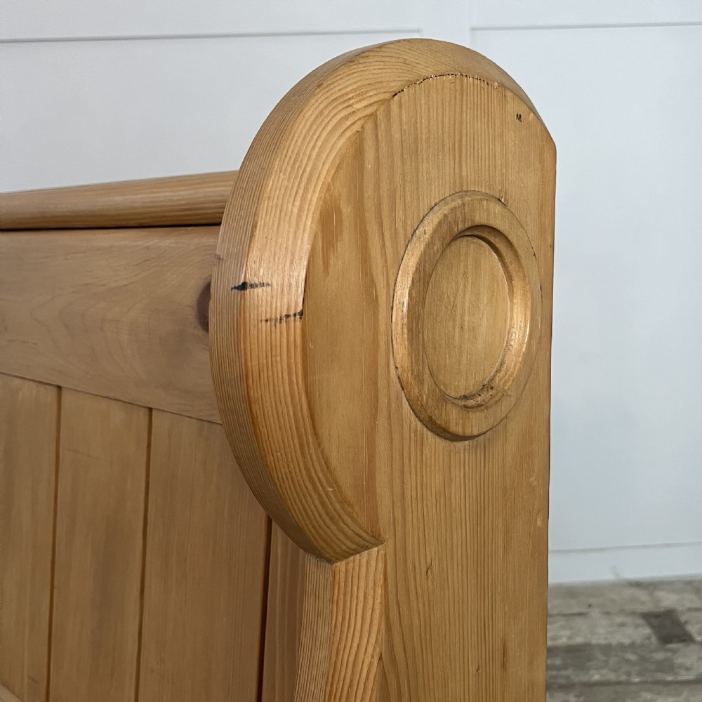 Victorian Pine Church Pew View IX