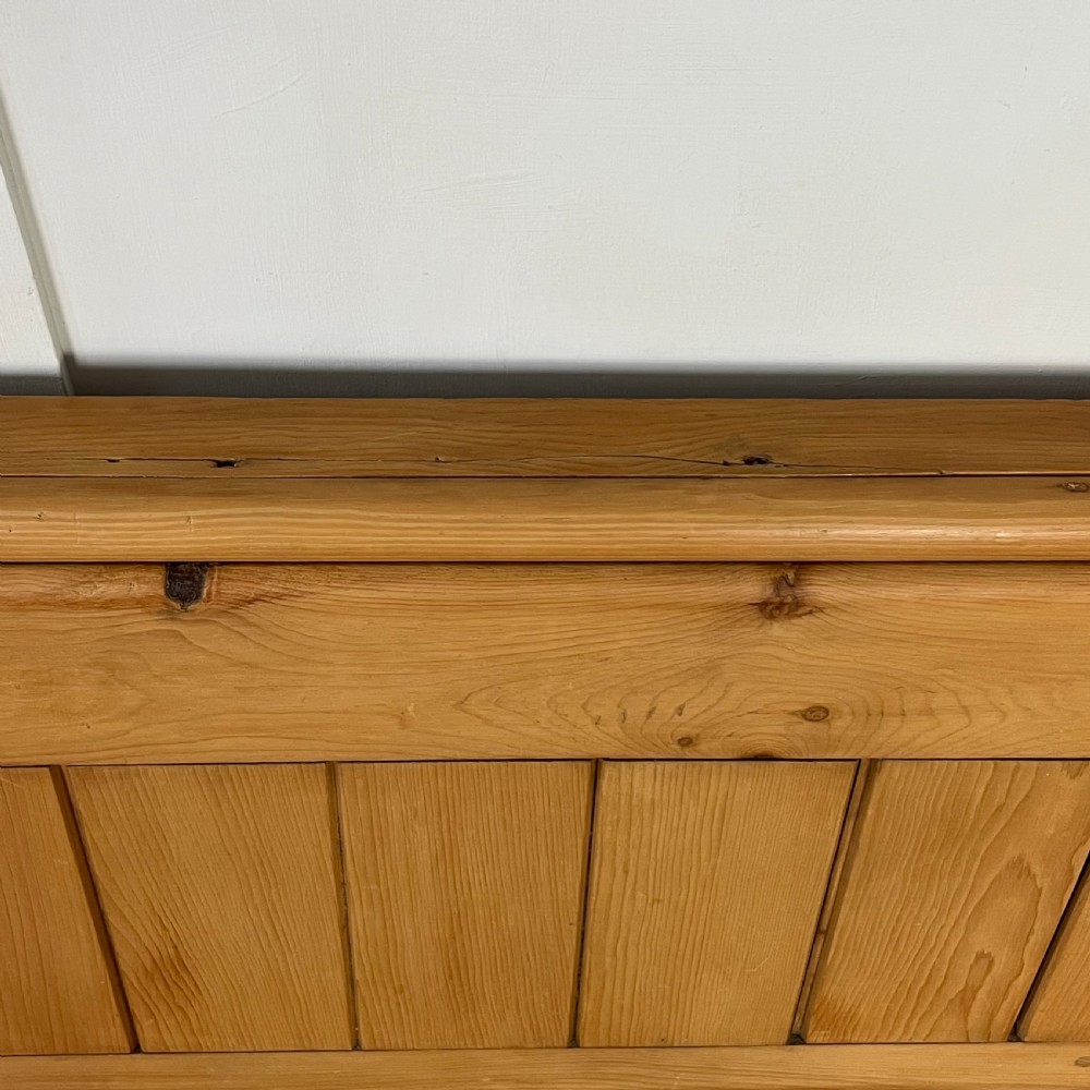 Victorian Pine Church Pew View XIV