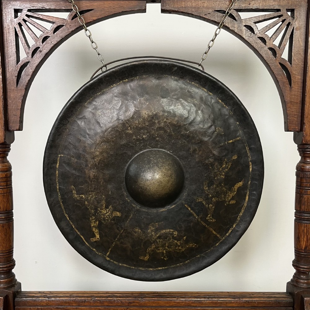 Victorian Oak Dinner Gong View II