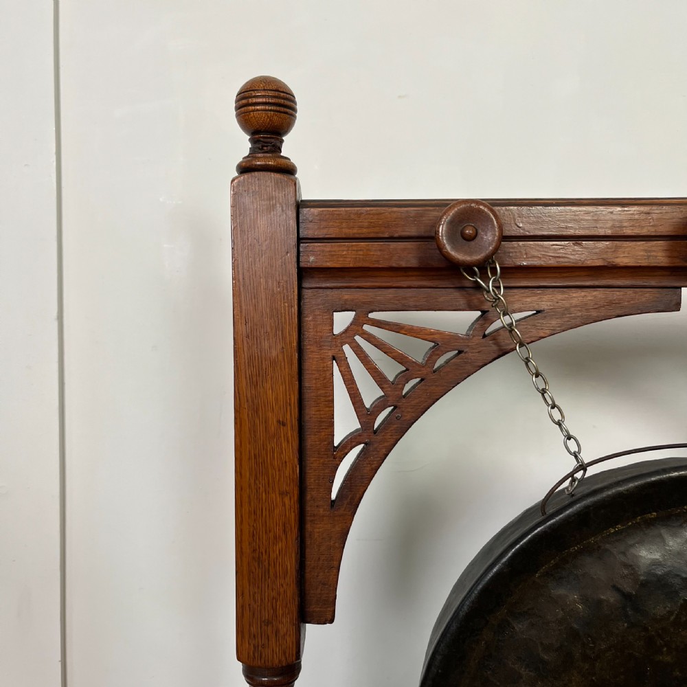 Victorian Oak Dinner Gong View III
