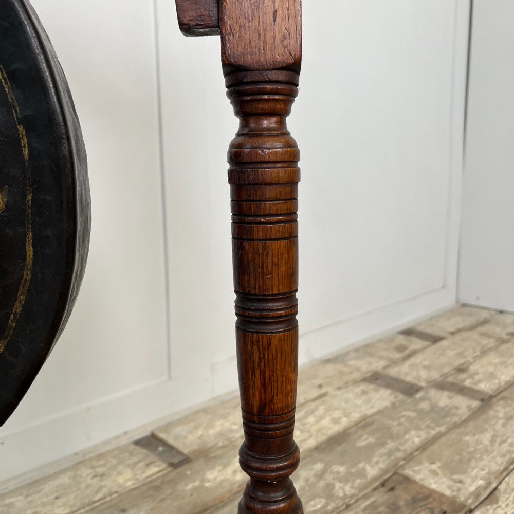 Victorian Oak Dinner Gong View VII