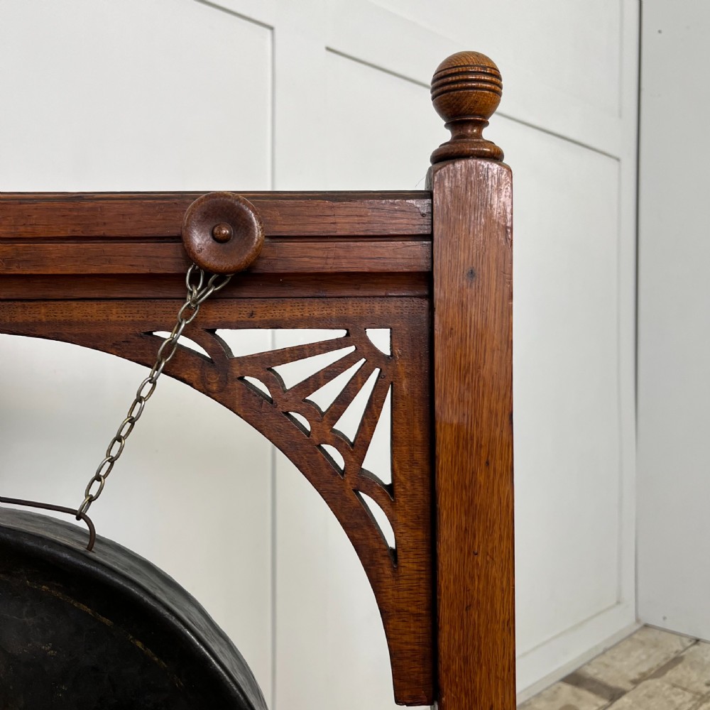 Victorian Oak Dinner Gong View VIII