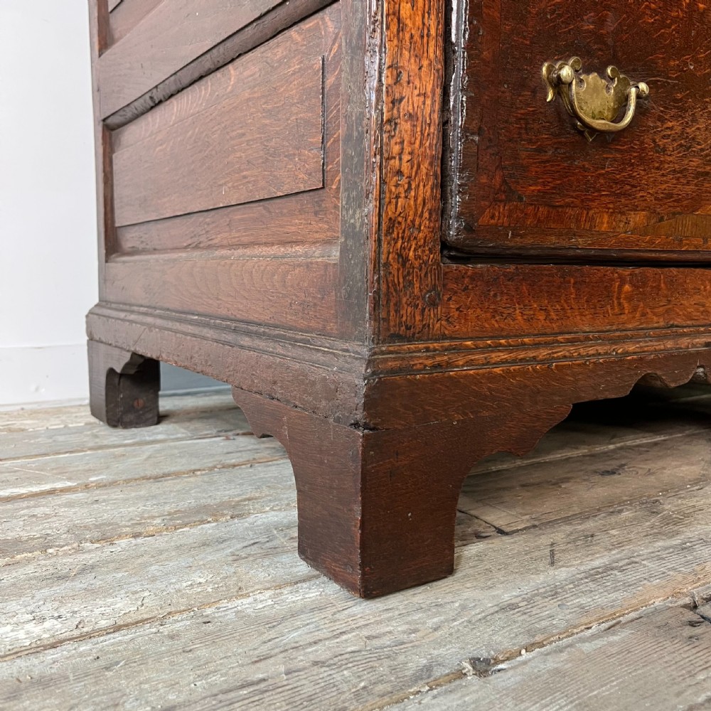 18th C. Oak Nine Drawer Dresser Base View IX