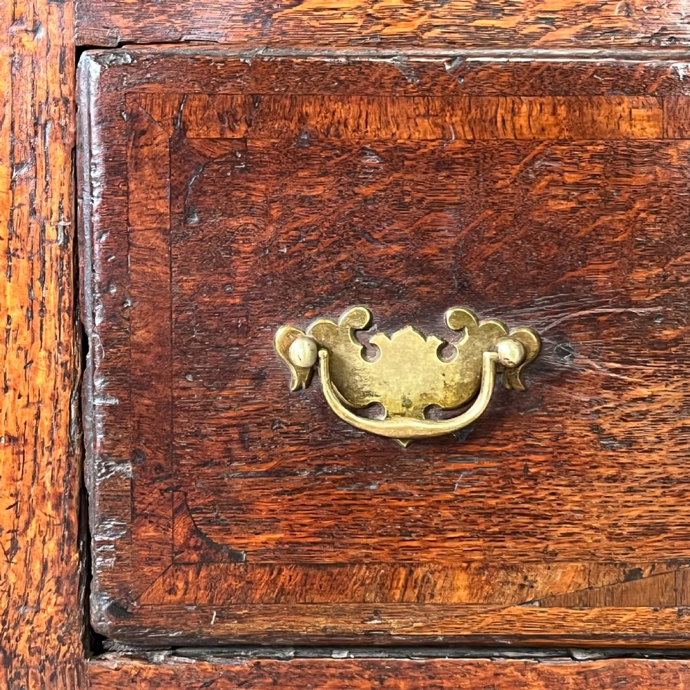 18th C. Oak Nine Drawer Dresser Base View X