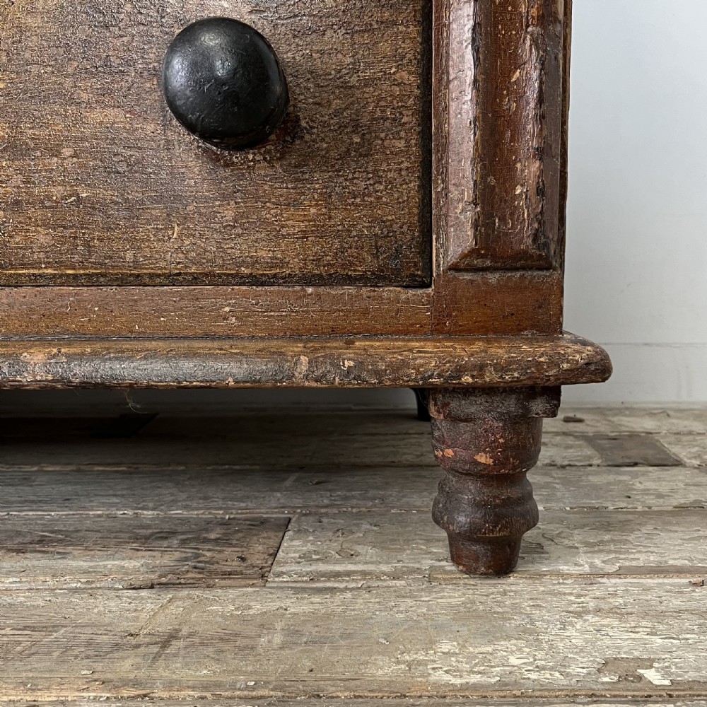 Victorian Pine and Sycamore Dresser Base View XIV