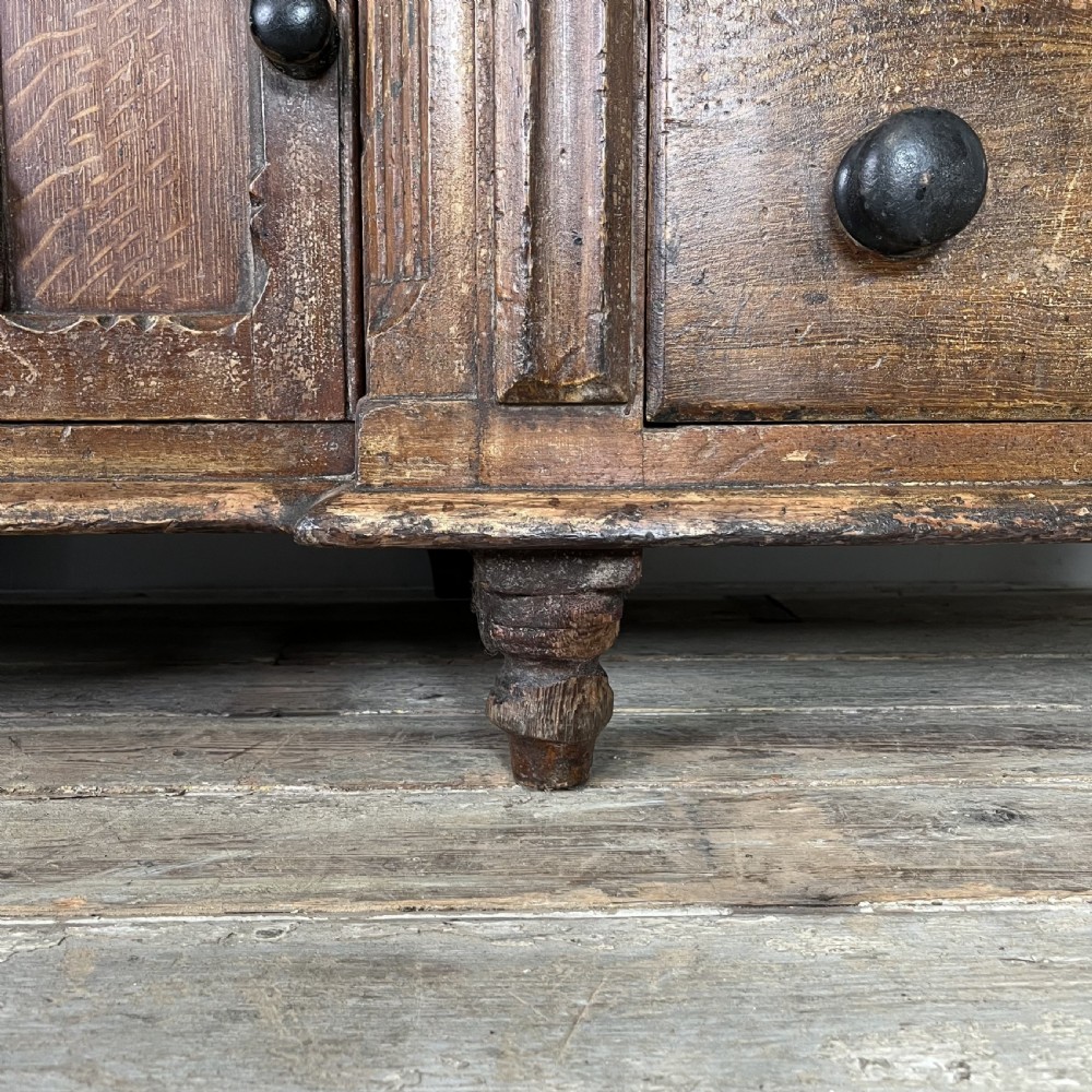 Victorian Pine and Sycamore Dresser Base View XV