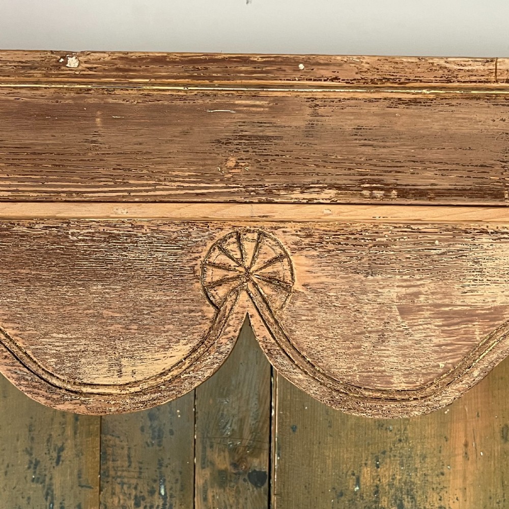 Large Victorian Painted Pine Kitchen Dresser View XV