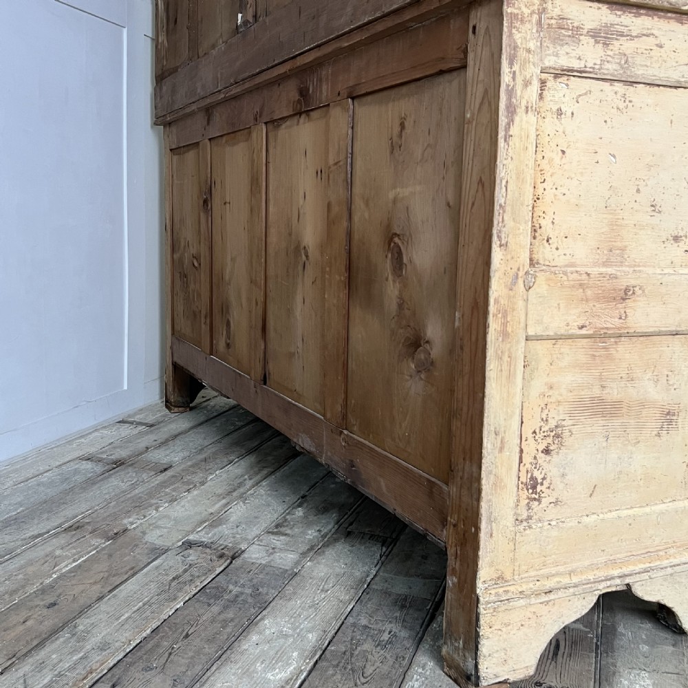 Large Victorian Painted Pine Kitchen Dresser View XXIV