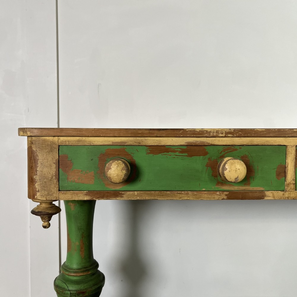 19th C. Pine Painted Washstand View IV