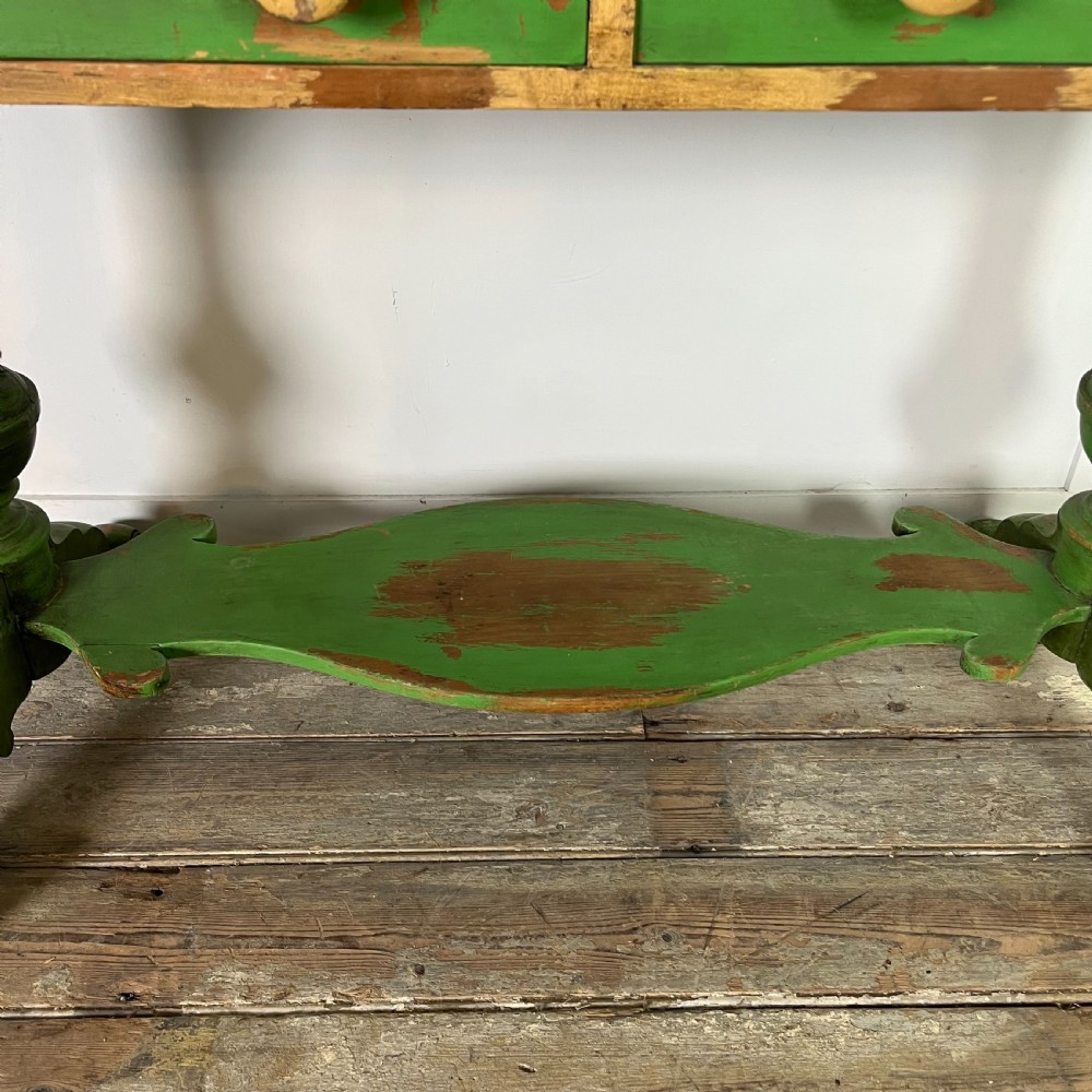 19th C. Pine Painted Washstand View V