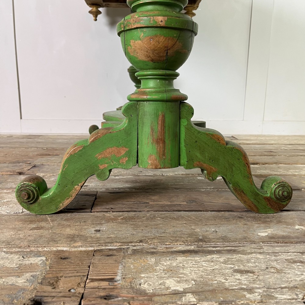 19th C. Pine Painted Washstand View X