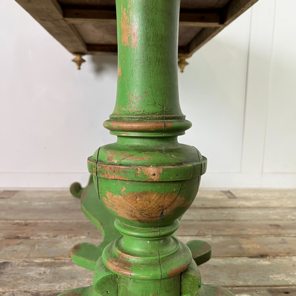 19th C. Pine Painted Washstand View XI