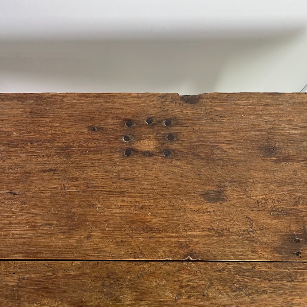 19th C> French Oak Side Table View VIII