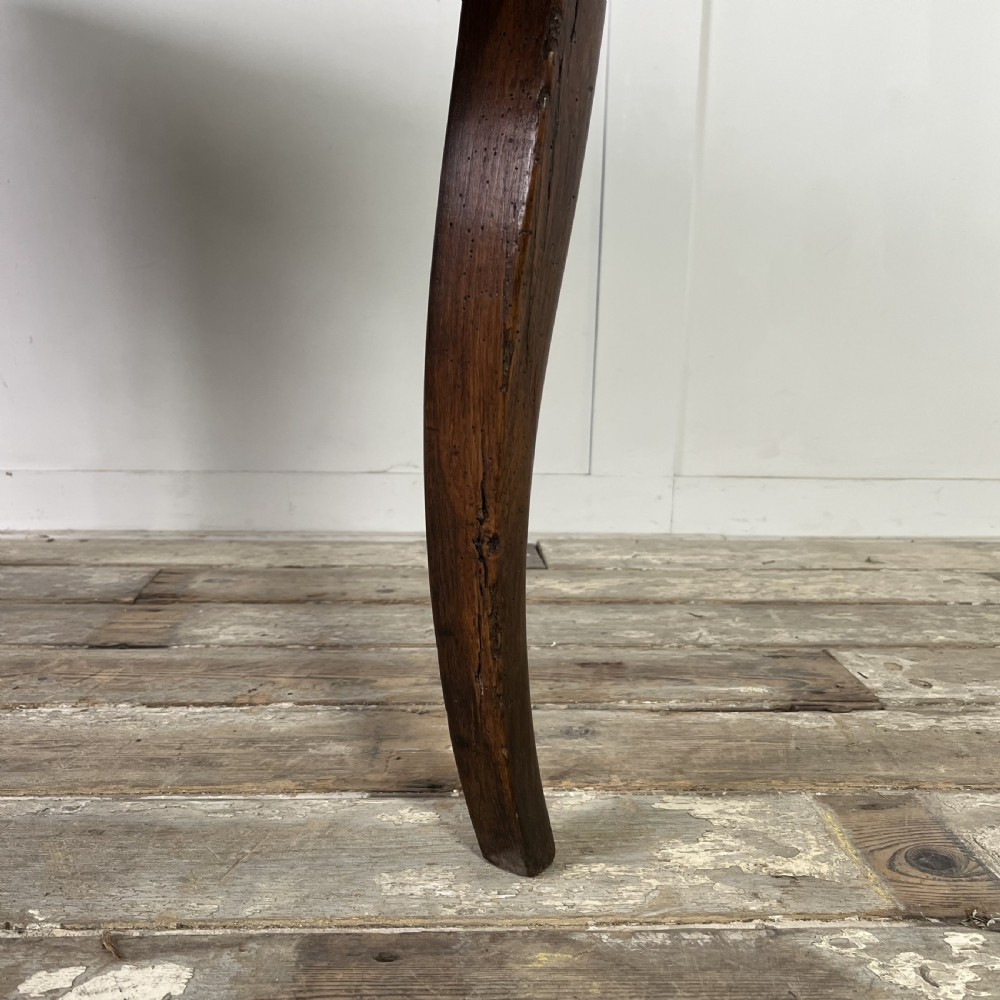 19th C> French Oak Side Table View X